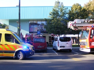 Tűz a Fabó Éva Sportuszodában - fotó: 