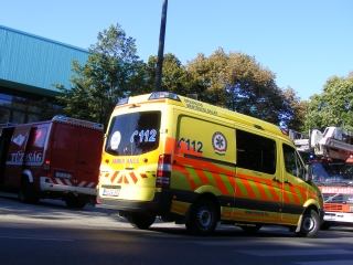 Tűz a Fabó Éva Sportuszodában - fotó: 