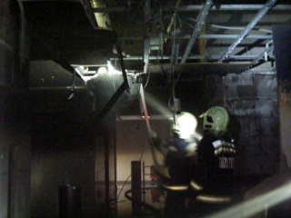 Tűz a Fabó Éva Sportuszodában - fotó: 