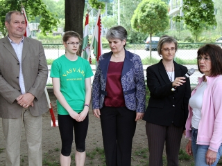 Új atlétikai pálya a Vasváriban - fotó: Sándor Judit