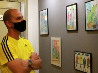 Művészetterápiás tárlat a Bartókban - fotó: 