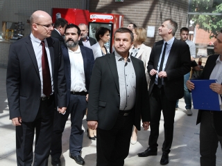 Államtitkári látogatás - fotó: Sándor Judit