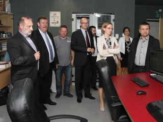 Államtitkári látogatás - fotó: Sándor Judit