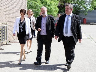 Államtitkári látogatás - fotó: Sándor Judit