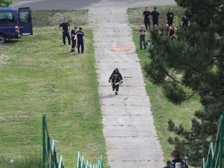 Erőpróba tűzoltóknak - fotó: Sándor Judit