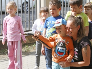 Nyílt nap a mentőknél - fotó: Sándor Judit