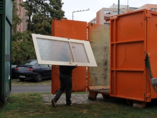 Lomtalanítás a Római városrészben - fotó: 