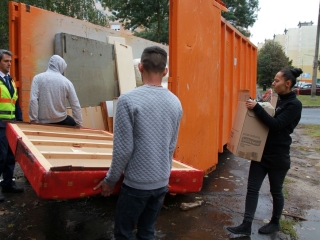 Lomtalanítás a Római városrészben - fotó: 