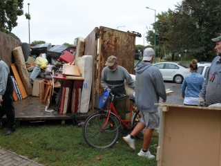 Lomtalanítás a Római városrészben - fotó: 