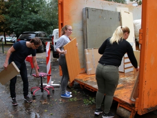 Lomtalanítás a Római városrészben - fotó: 