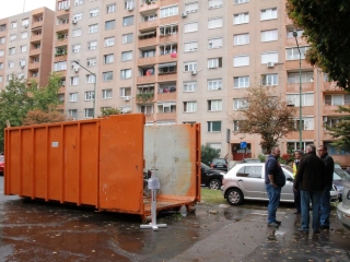 Lomtalanítás a Római városrészben - fotó: 