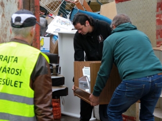 Lomtalanítás a Római városrészben - fotó: 