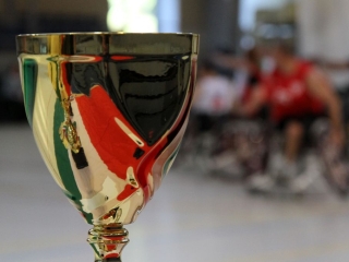 Kerekesszékes kupadöntő a Campus Arénában - fotó: 