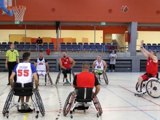 Kerekesszékes kupadöntő a Campus Arénában - fotó: 
