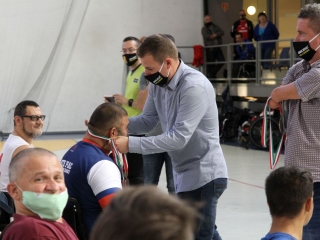 Kerekesszékes kupadöntő a Campus Arénában - fotó: 