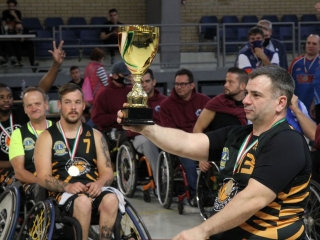 Kerekesszékes kupadöntő a Campus Arénában - fotó: 