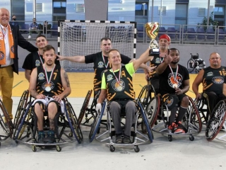 Kerekesszékes kupadöntő a Campus Arénában - fotó: 