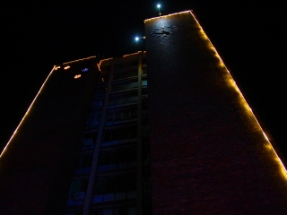 Adventi fények a Városháza téren - fotó: 