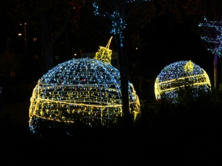 Adventi fények a Városháza téren - fotó: 