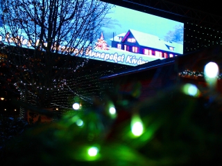 Adventi fények a Városháza téren - fotó: 