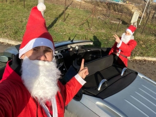 Közösségi képtár – autós Mikulások a városban - fotó: 