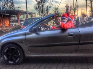 Közösségi képtár – autós Mikulások a városban - fotó: 