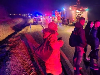 Buszbaleset a 62-es főúton - olvasói galéria - fotó: 