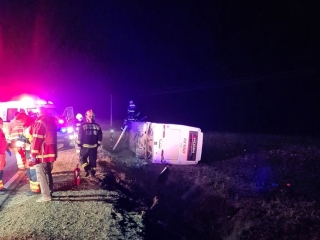 Buszbaleset a 62-es főúton - olvasói galéria - fotó: 