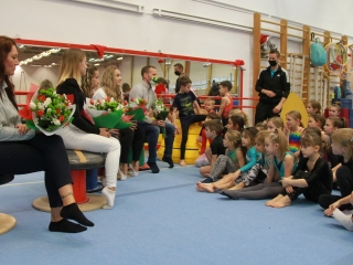 Eb-hősök köszöntése a tornacsarnokban - fotó: 