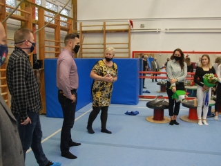 Eb-hősök köszöntése a tornacsarnokban - fotó: 