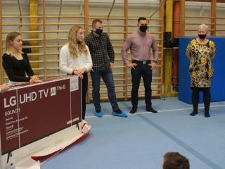 Eb-hősök köszöntése a tornacsarnokban - fotó: 