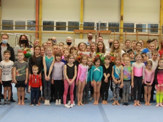 Eb-hősök köszöntése a tornacsarnokban - fotó: 