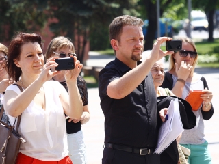 Zenés Flashmob a Városháza téren - fotó: Ónodi Zoltán