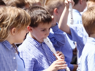 Zenés Flashmob a Városháza téren - fotó: Ónodi Zoltán