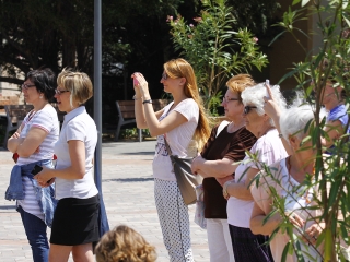 Zenés Flashmob a Városháza téren - fotó: Ónodi Zoltán