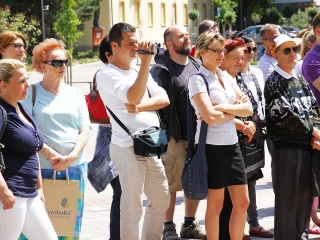Zenés Flashmob a Városháza téren - fotó: Ónodi Zoltán