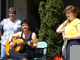 Zenés Flashmob a Városháza téren - fotó: Ónodi Zoltán