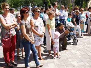 Zenés Flashmob a Városháza téren - fotó: Ónodi Zoltán