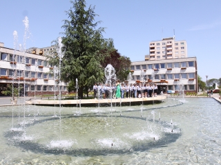 Zenés Flashmob a Városháza téren - fotó: Ónodi Zoltán