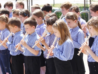 Zenés Flashmob a Városháza téren - fotó: Ónodi Zoltán