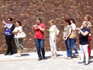 Zenés Flashmob a Városháza téren - fotó: Ónodi Zoltán