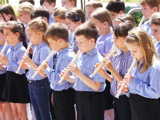 Zenés Flashmob a Városháza téren - fotó: Ónodi Zoltán