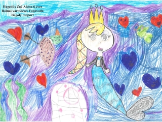 Díjazott képek az Arany János iskola rajzpályázatának anygából - fotó: 