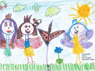 Díjazott képek az Arany János iskola rajzpályázatának anygából - fotó: 