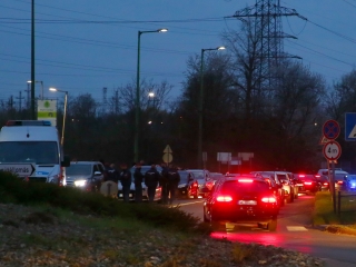 A város lezárása  - fotó: 