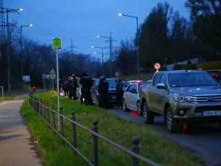 A város lezárása  - fotó: 