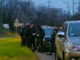 A város lezárása  - fotó: 