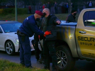 A város lezárása  - fotó: 