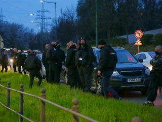 A város lezárása  - fotó: 