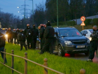 A város lezárása  - fotó: 